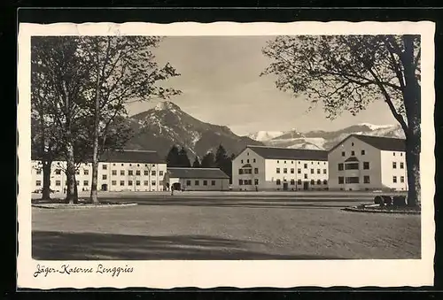 AK Lenggries, Blick zur Jäger-Kaserne