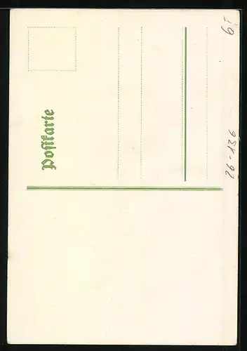 AK Scherenschnitt Dame mit markanter Nase