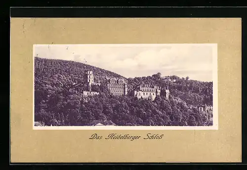 AK Heidelberg, Schloss mit Umgebung