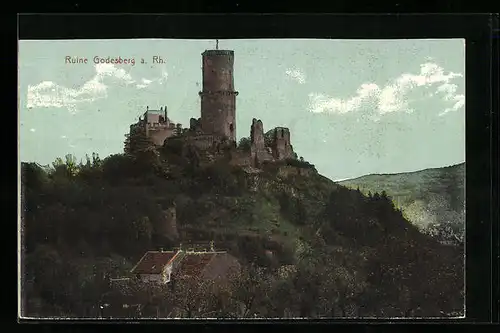 AK Godesberg /Rh., Burgruine