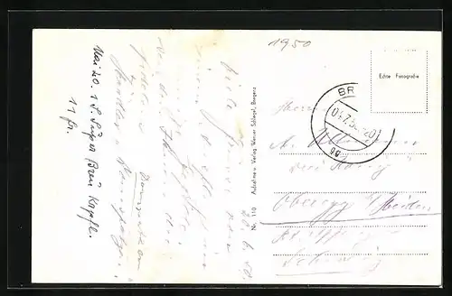 AK Bregenz am Bodensee, Ortsansicht mit Pfänderbahn