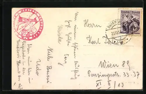 AK Rax, Ortsansicht mit Seilbahn