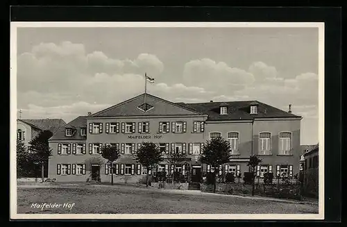 AK Münstermaifeld, Hotel Maifelder Hof Fr. Krechel, Strassenansicht