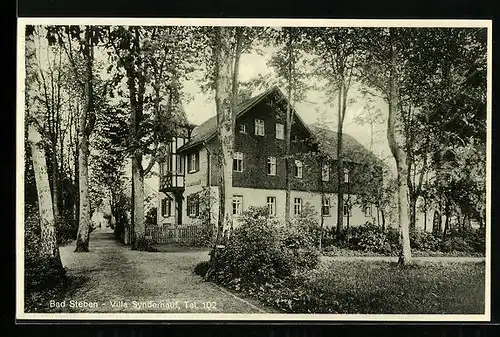 AK Bad Steben, Villa Synderhauf