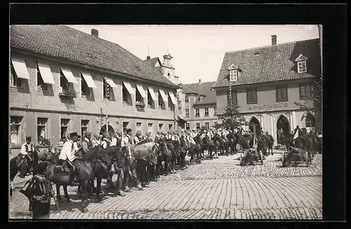 Foto-AK Rodach, Historisches Festspiel, Marktplatz und Coburger Strasse