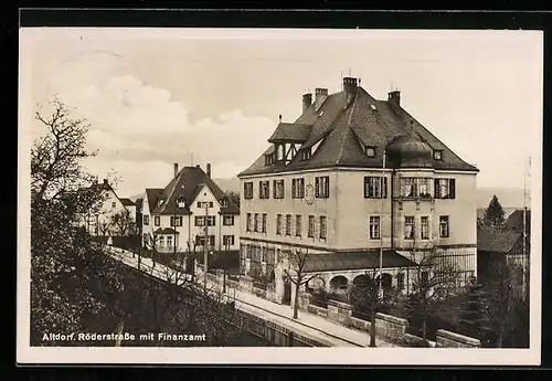 AK Altdorf, Röderstrasse mit Finanzamt