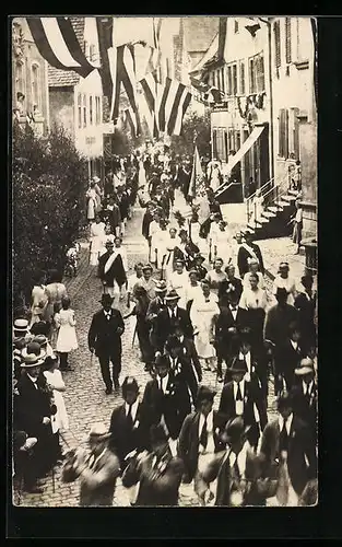 AK Riedlingen, Strassenpartie während des Turnfests