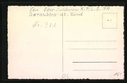 AK Beuthen, Platz mit Geschäften