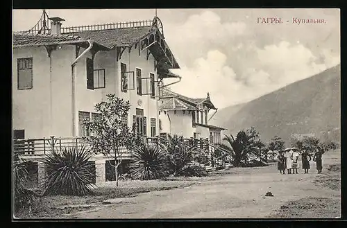 AK Gagra, Villa am Ort