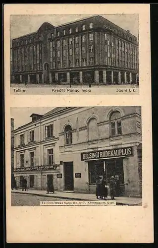 AK Tallinn, Kredit Panga maja, Helsingi Riidekauplus