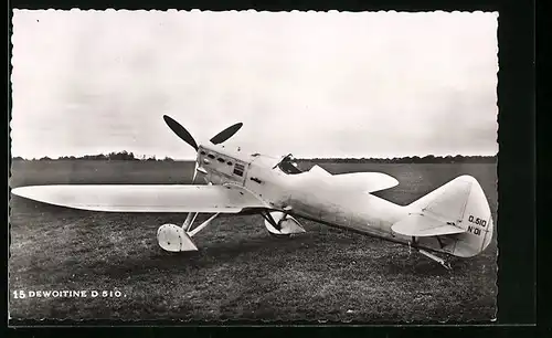 AK Dewoitine D 510, Jagdflugzeug