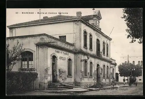 AK Marengo, Mairie et Comice Agricole