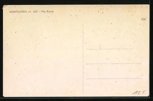 AK Montanera, Via Roma
