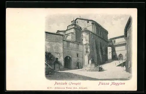 AK Panicale /Perugia, Piazza Maggiore
