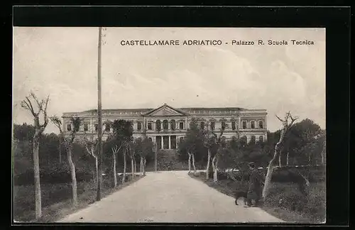 AK Castellamare Adriatico, Palazzo R. Scuola Tecnica