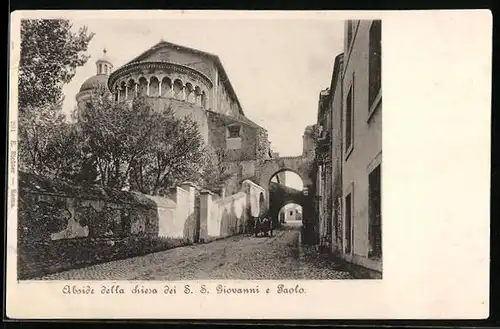 AK Roma, Abside della chiesa dei S. S. Giovanni e Paolo