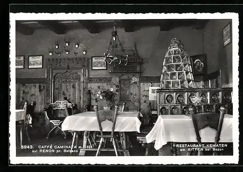 AK Kematen am Ritten, Restaurant Kematen, Innenansicht