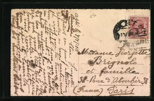 AK Asti, Piazza Roma, Monumento al Risorgimento