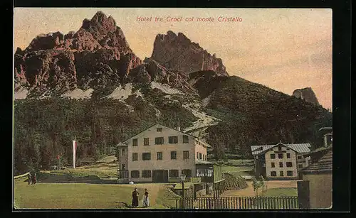 AK Cortina, Hotel tre Croci col monte Cristallo