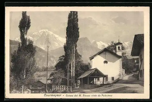 AK Courmayeur, Catena del M. Blanco vista da Palesieux