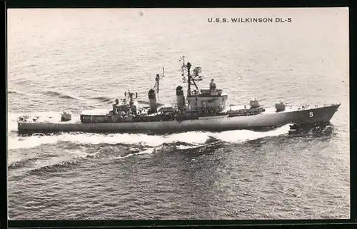 AK USS Wilkinson DL-5, Kriegsschiff