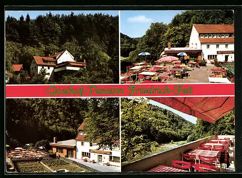 AK Schlehenmühle / Egloffstein, Gasthaus-Pension Friedrich-Fett