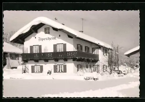AK Wallgau, Hotel-Pension Alpenheim