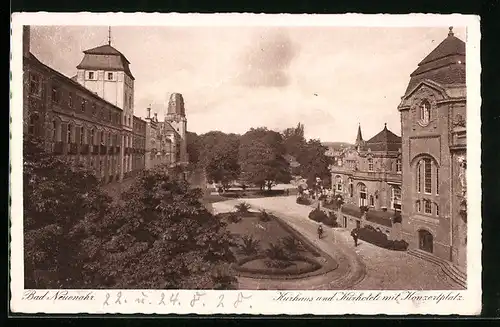 AK Bad Neuenahr, Kurhaus und Kurhotel mit Konzertplatz