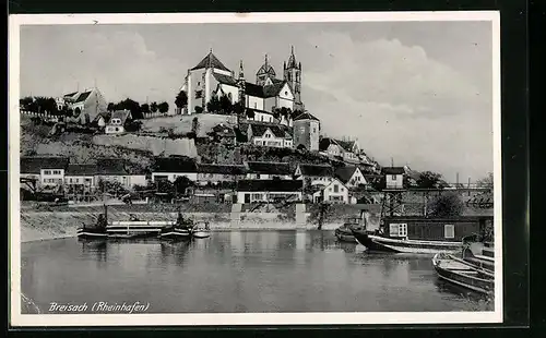 AK Breisach, Rheinhafen mit Schloss