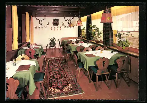 AK Löffingen /Hochschwarzwald, Hotel-Restaurant Wildpark, Innenansicht
