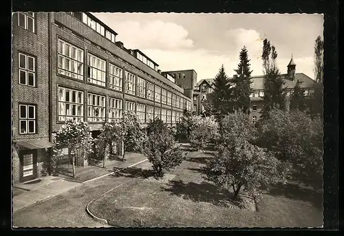 AK Berlin-Hermsdorf, Partie am Dominikus-Krankenhaus