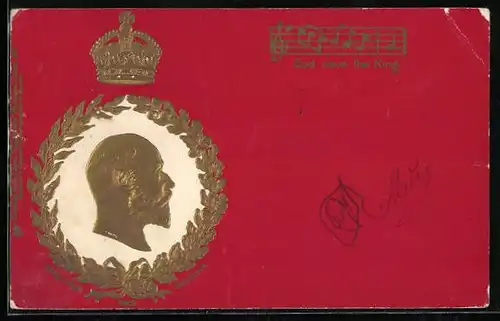 Präge-AK All days of Glory, Joy and Happiness!, Coronation 1902, König von England