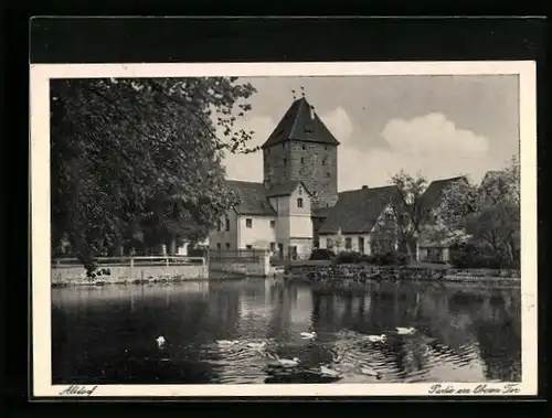 AK Altdorf, Partie am Ober Tor