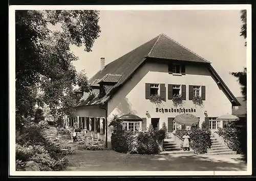 AK Mainau im Bodensee, Gasthaus Schwedenschenke