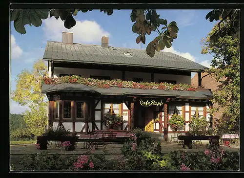 AK Königsfeld-Buchenberg i. Schw., Café Bäckerei Rapp