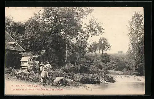 AK St-Léonard, St-Céneri, Les Bords de la Sarthe