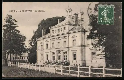 AK Urou près Argentan, Le Château