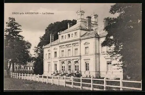 AK Urou près Argentan, Le Château