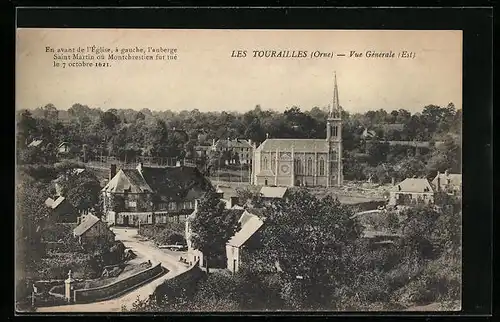 AK Les Tourailles, Vue Générale Est