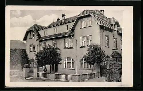 AK Elgersburg /Thür., Hotel Thüringer Hof