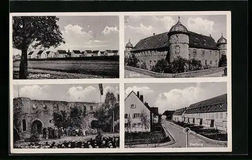 AK Giebelstadt, Schloss, Siedlung, Florian-Geyer Spiele