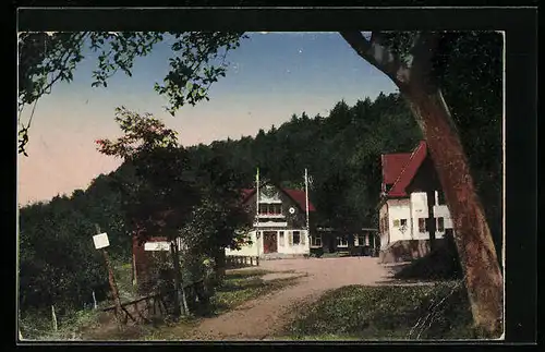 AK Ravensburg, Gasthof Schützenhaus Waldschenke, Höll