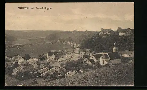 AK Möhren bei Treuchtlingen, Teilansicht des Ortes