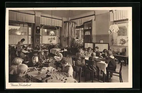 AK Berlin-Wedding, Paul-Gerhardt-Stift, Müllerstrasse 56-58, Kinderhort, Innenansicht