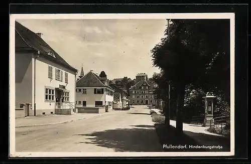 AK Pfullendorf, Blick in die Hindenburgstrasse