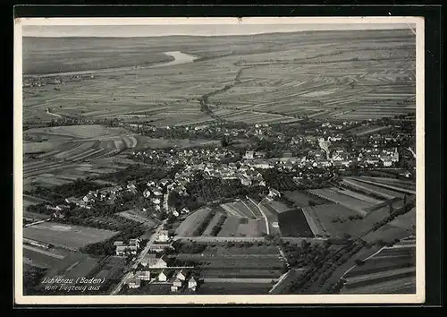 AK Lichtenau i. Baden, Fliegeraufnahme des Ortes