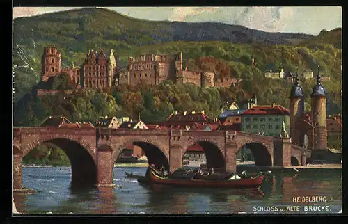 AK Heidelberg, Schloss Alte Brücke