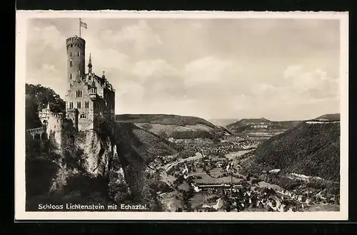 AK Honau, Schloss Lichtenstein mit Echaztal