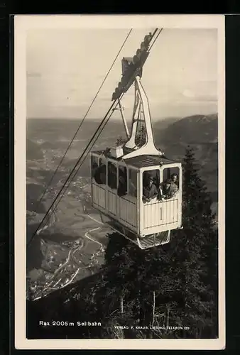 AK Rax, Gondel der Seilbahn