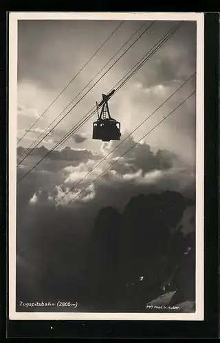 AK Zugspitze, Gondel der Zugspitzbahn